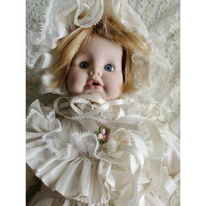Vintage 12" Baby Doll Unmarked Possibly Bisque